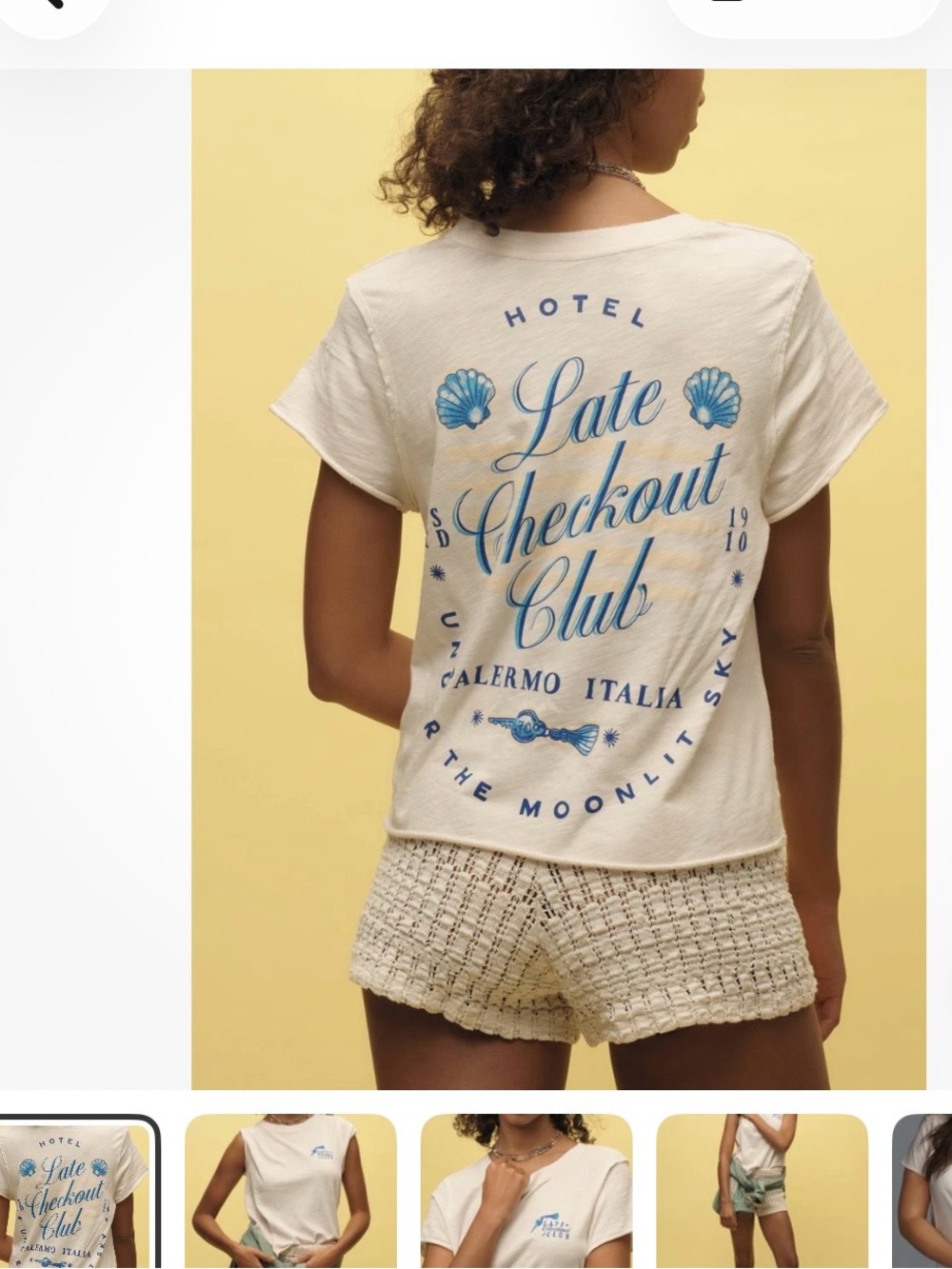 Maeve Late Checkout Club Tee